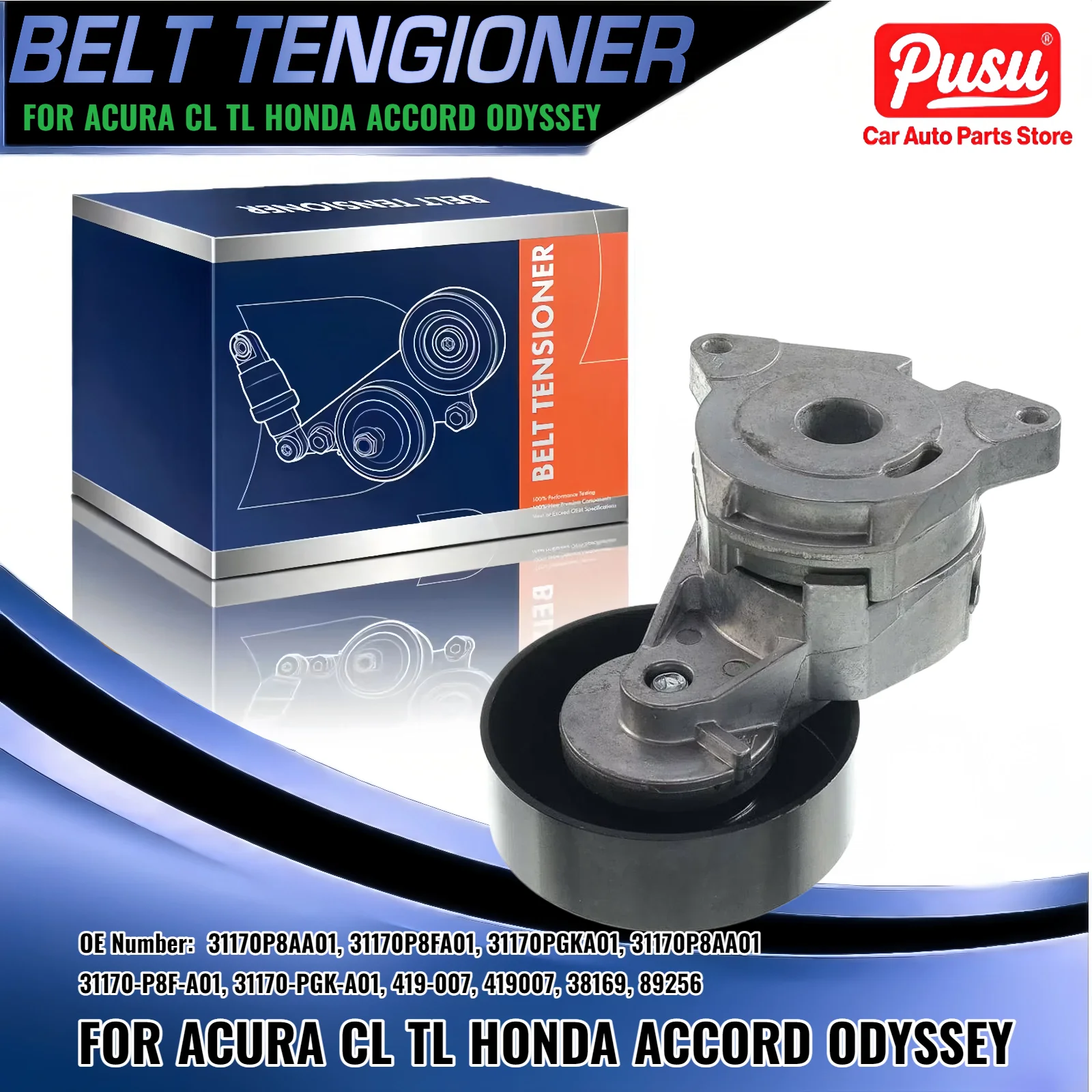

Auto Belt Tensioner Assembly for Acura CL NSX Honda Accord V6 3.0L 31170PGKA01 31170P8AA01 31170P8FA01 31170PGKA01 31170P8AA01