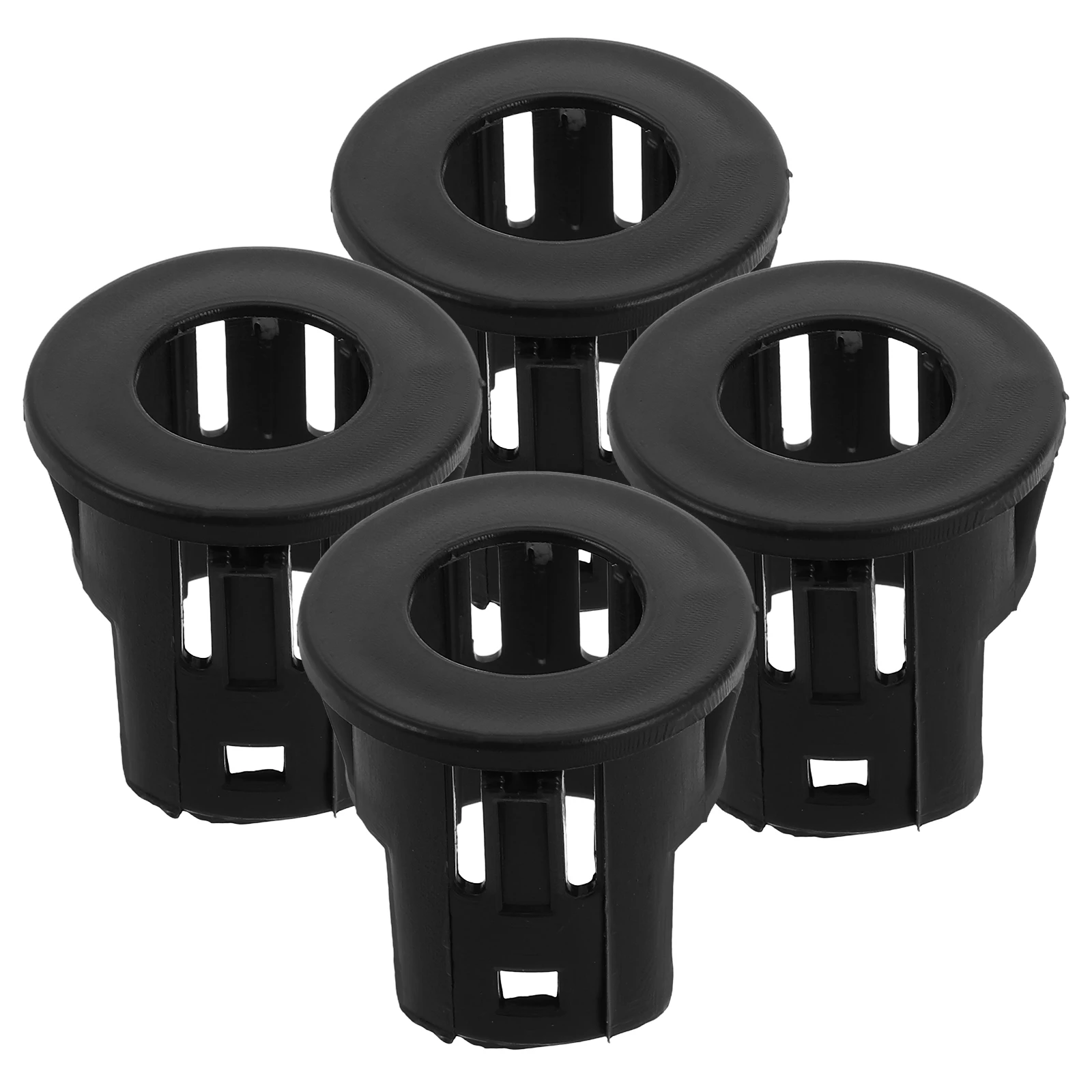 

4pcs Parking Sensor Mount Kit For Ram 1500 5Ls52Tzzaa Black Rear Bumper Support Diy Holder Backup Bracket Collision