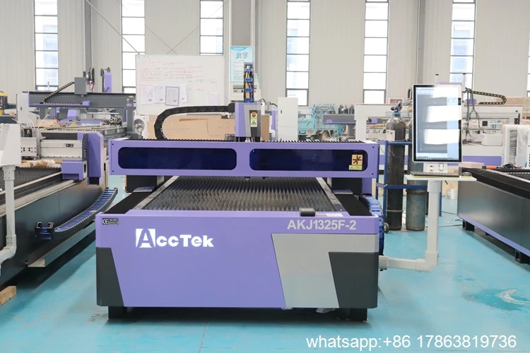 AccTek AKJ325F-2 CO2 Fiber Laser Cutting Machine Multifunctional Cutting Machine For Metal Nonmetal