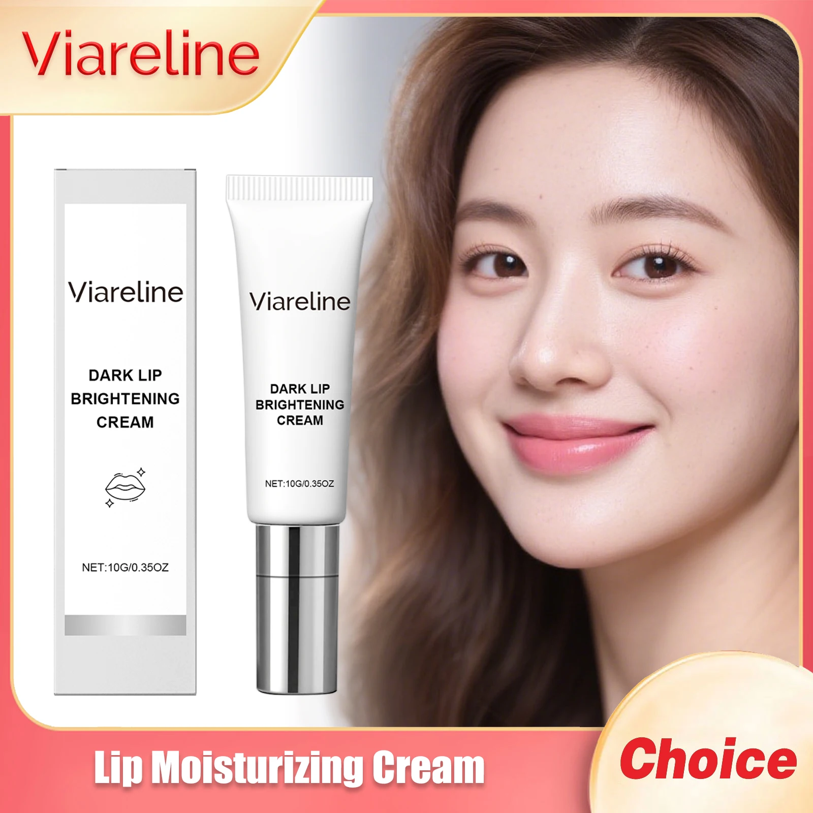

VIARELINE Lip Moisturize Cream Deep Hydrate Improve Drying Repair Damage Relieve Discomfort Reduce Dry Mouth Lip Brighten Cream