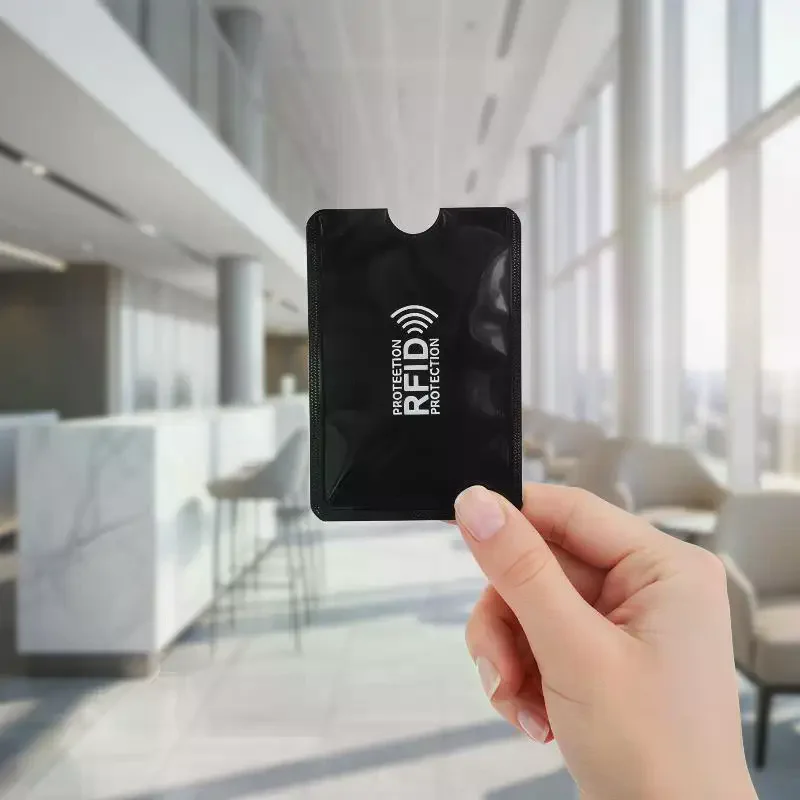 Anti Scan Credit Card Holder 10pcs RFID Blocking Protector Sleeve for Bank Card Safety Outdoor Commute Travel