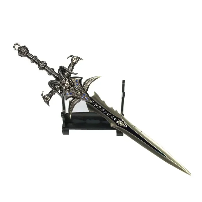 22 centimetri World of Warcraft Lich King Frostmourne Karambit Lega di Spada Modello Gioco Modello Periferico Action Figure Regali Di Compleanno Giocattoli