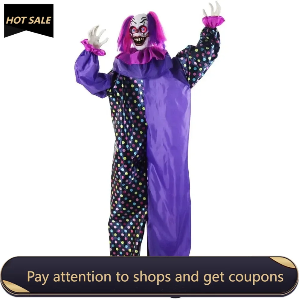 Waving Hand and Light-Up Eyeballs for Battery Operated Scary Indoor or Covered Outdoor Halloween Decoration Freight free