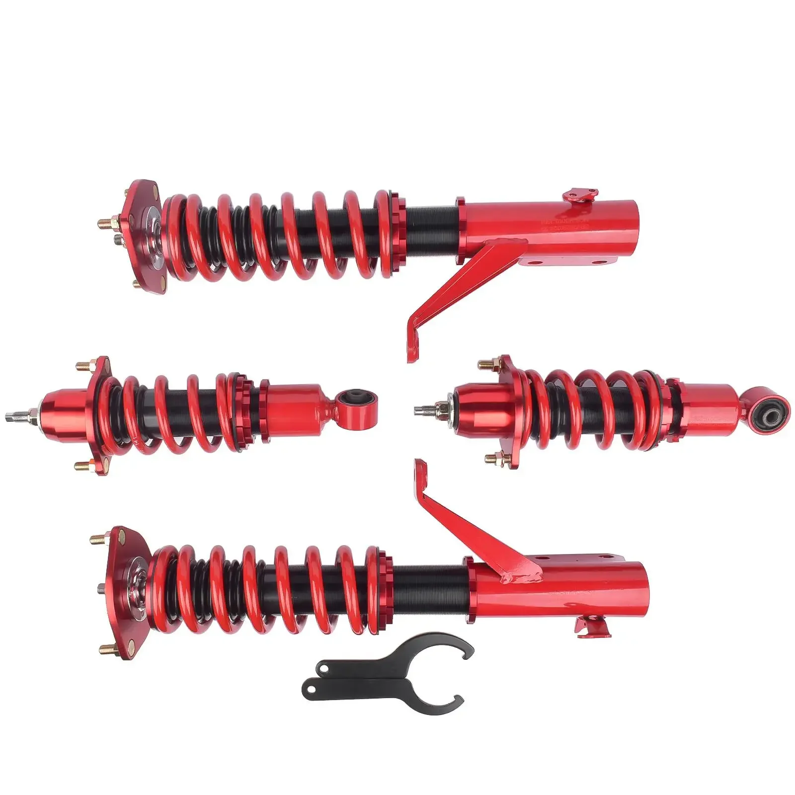 AP03 Conjunto de 4 suportes Coilover para Honda Civic VII Coupe EM2002005, kit de mola de suspensão Sedan ES