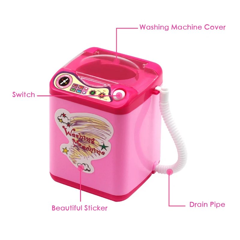 Mini Electric Lash Washing Machine For Sponge Powder Puff False Eyelash Makeup Cleaner Device Automatic Cleaning Tools Machine