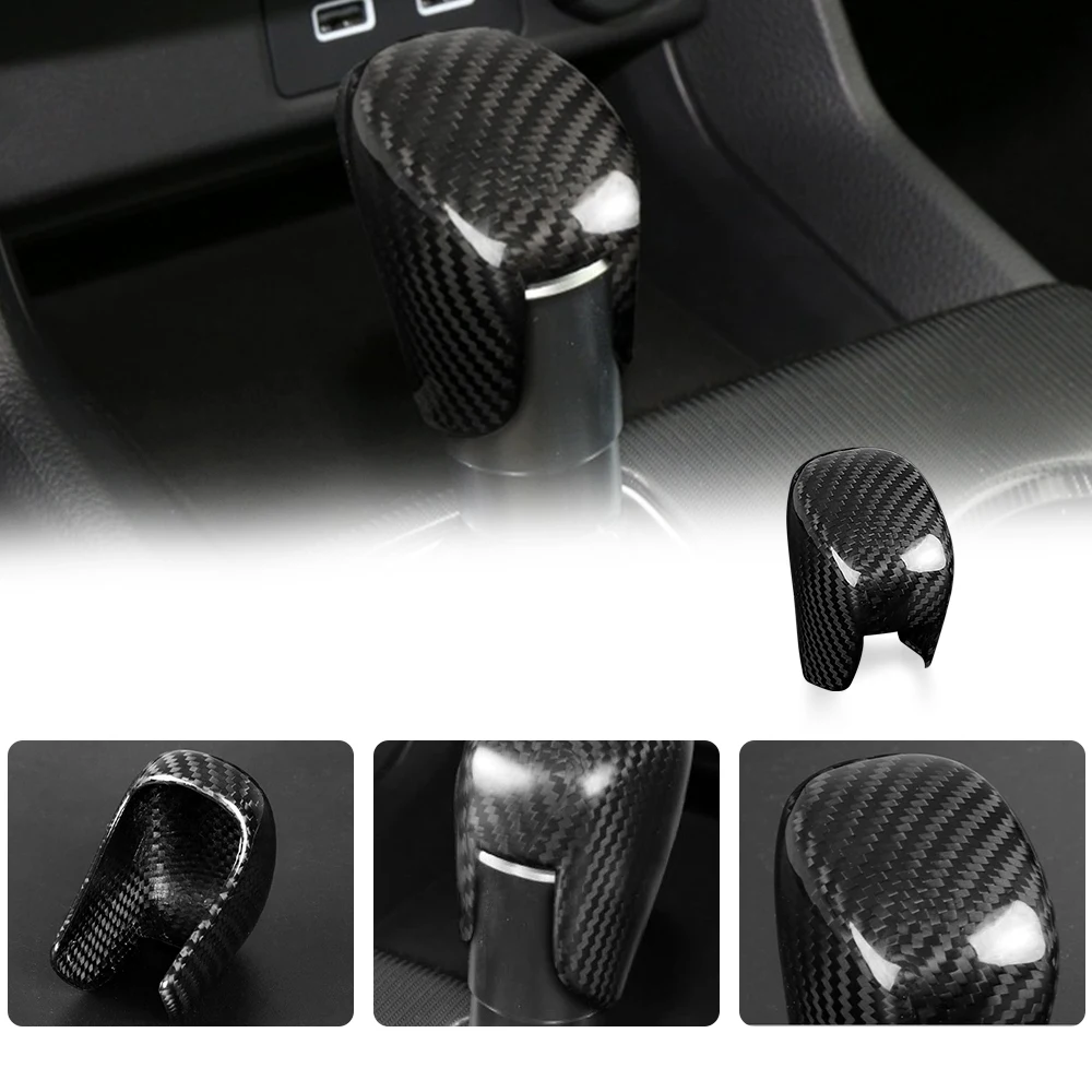 

Carbon Fiber Car Interior Gear Shift Knob Cover Trim Sticker For Honda Civic 10th 11th Gen 2018-2023