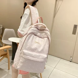 Fashion Hundred Ladies Large Capacity Cute Small Fresh Love Student Schoolbag Simple Casual Outdoor Travel Storage Backpack