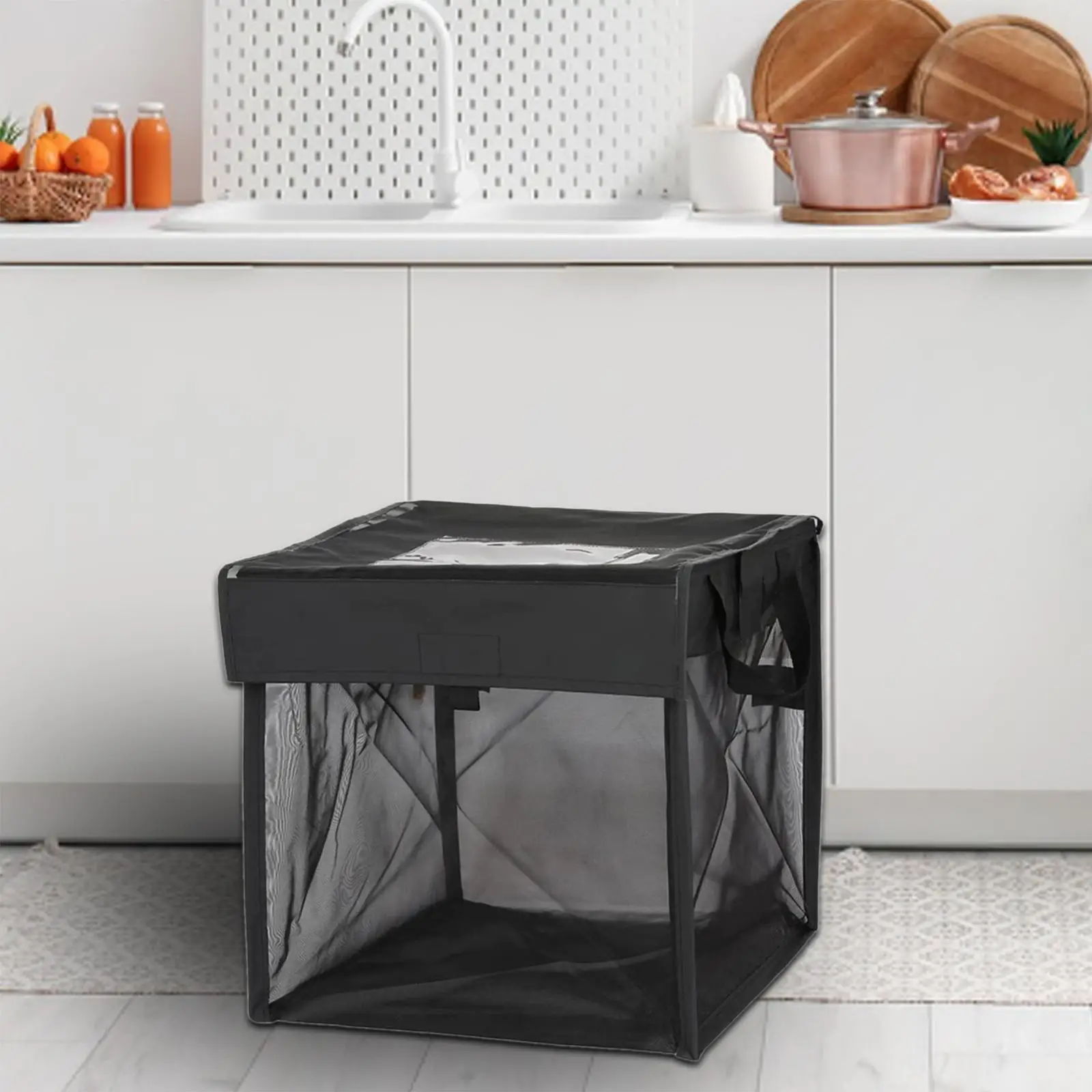 Crow Trash Can Folding Garbage Collection Box for Bathroom Vehicle