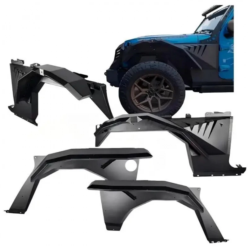 

High Quality ABS Fender Flares Wheel Eyebrow Protective Cover For JK 2007-2018 Vehicle Body Parts