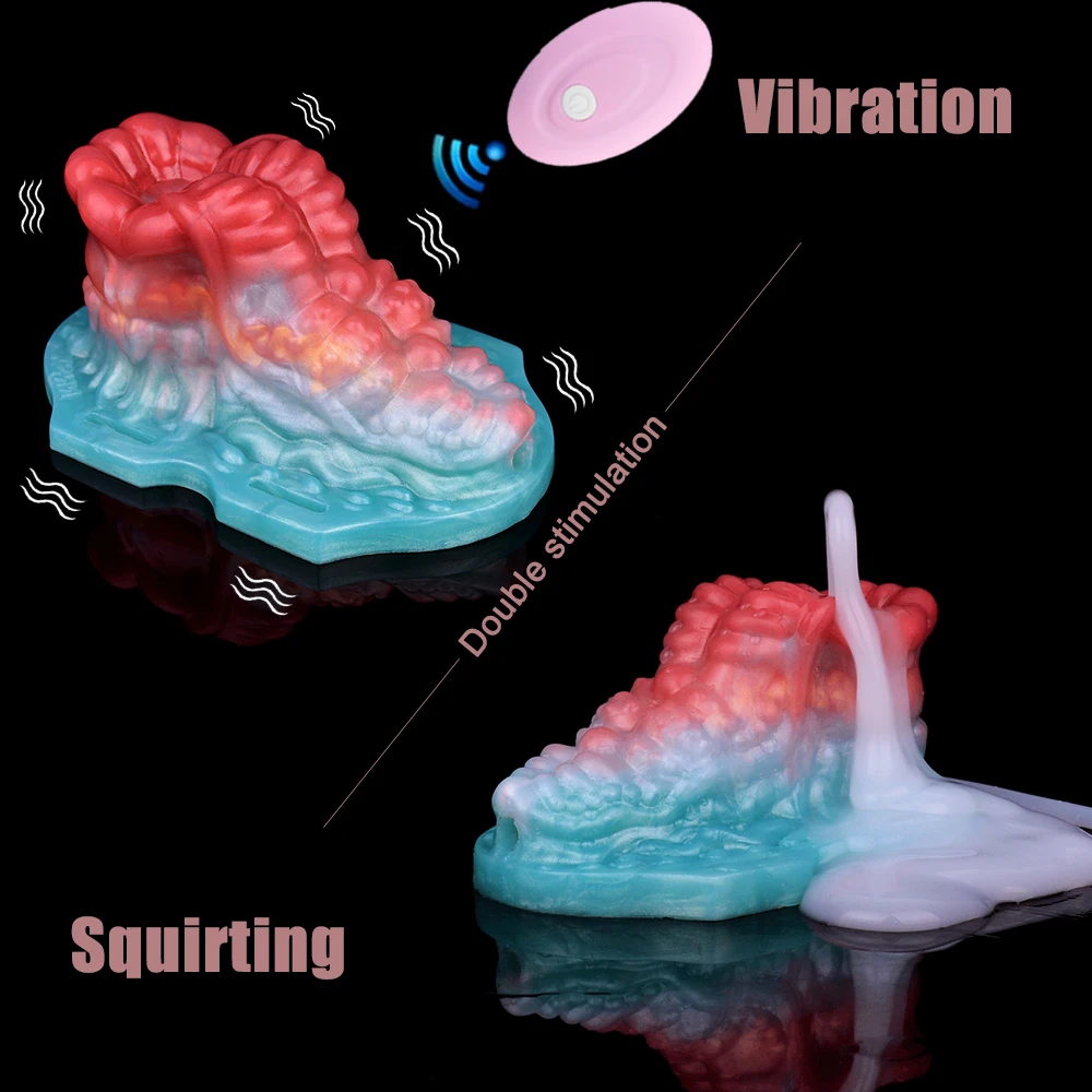 NYOTA-molinillo sexual de silicona, juguete con correa, vibrador, fricción de clítoris, masturbador de fantasía, eyaculación, Juguetes sexuales para adultos para mujeres y hombres