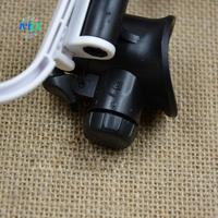 A42Z-8X 15X 23X Double Eye Loupe Head Wearing Repair Jeweler Watch Clock Magnifier Illuminated Magnifying Glass With LED Light