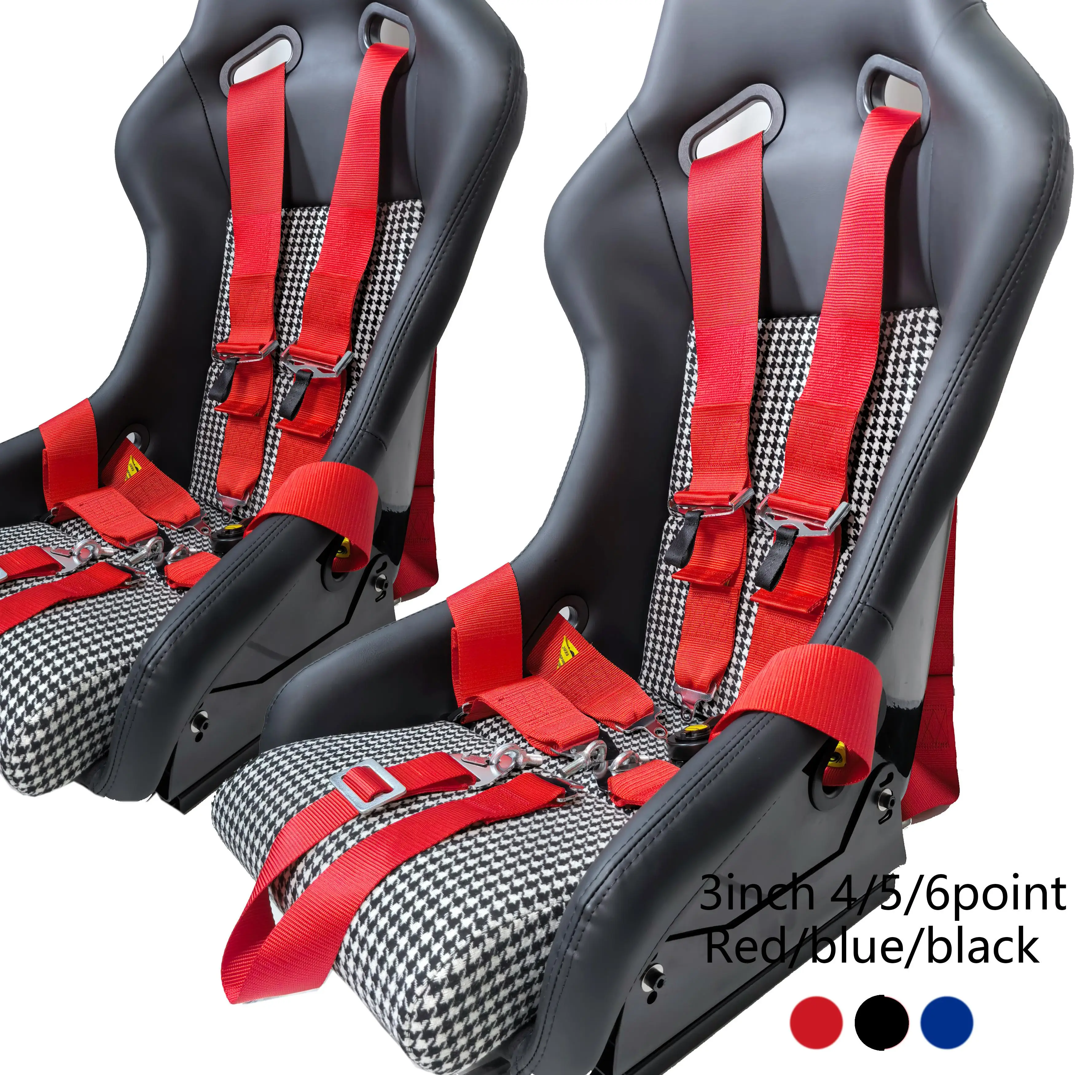 4/5/6 Point Seat Belt Racing Seat Belt HolderHighStrengthCar Safety Seat Belt Harness Car Accessori Interior FIA Quick Releas