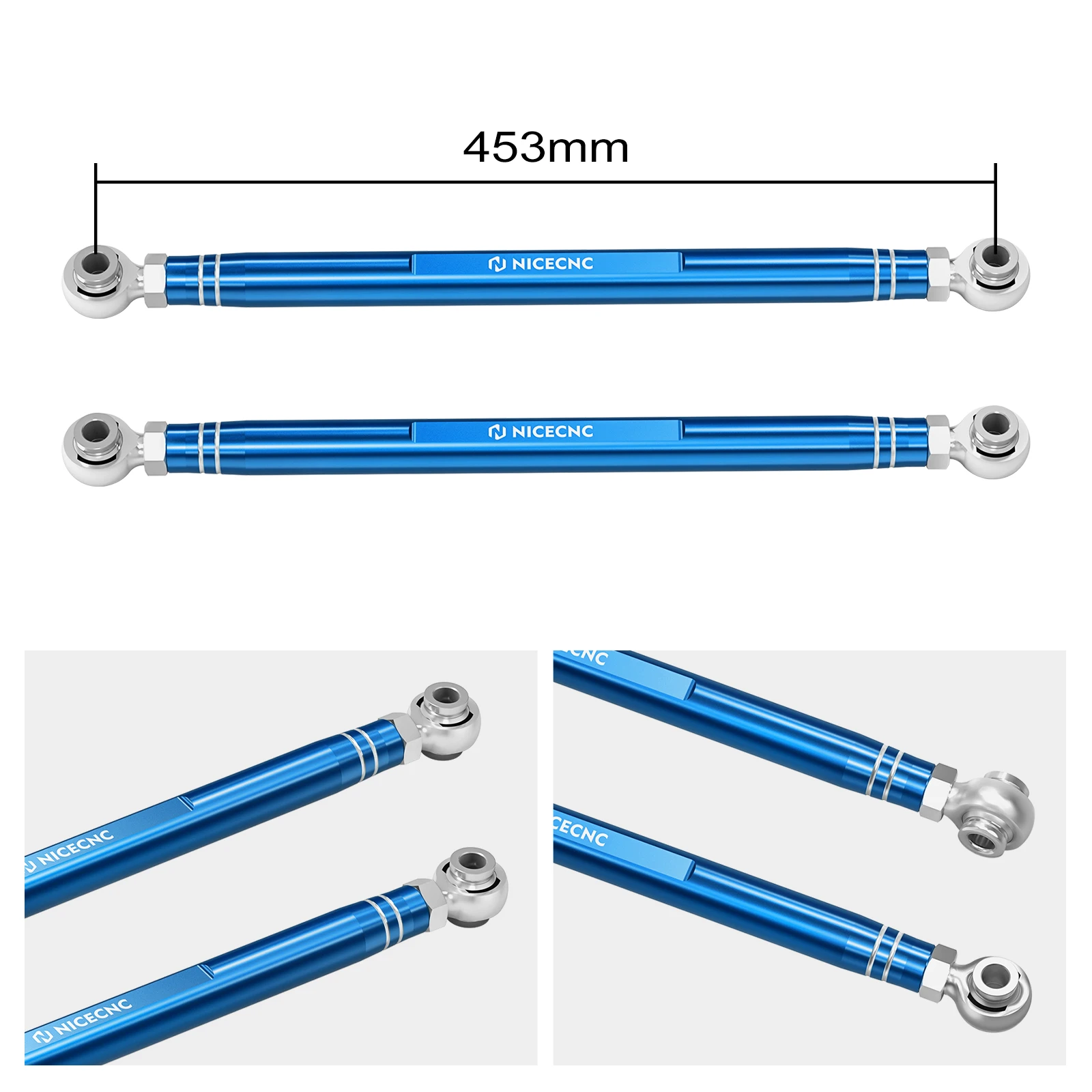 NICECNC For Polaris RZR Pro R Rod End Kit End links Bushings Rear Aluminum Sway Bar For Polaris RZR Turbo R 2022-2023 Accessorie