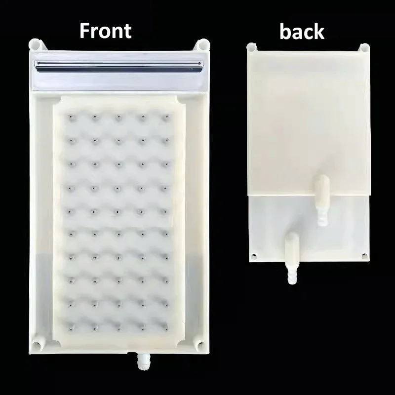 MTTUZK Rectangular Shower intubation type interface Shower head  50 holes Top Spray Waterfall outlet Shower Head Accessorie