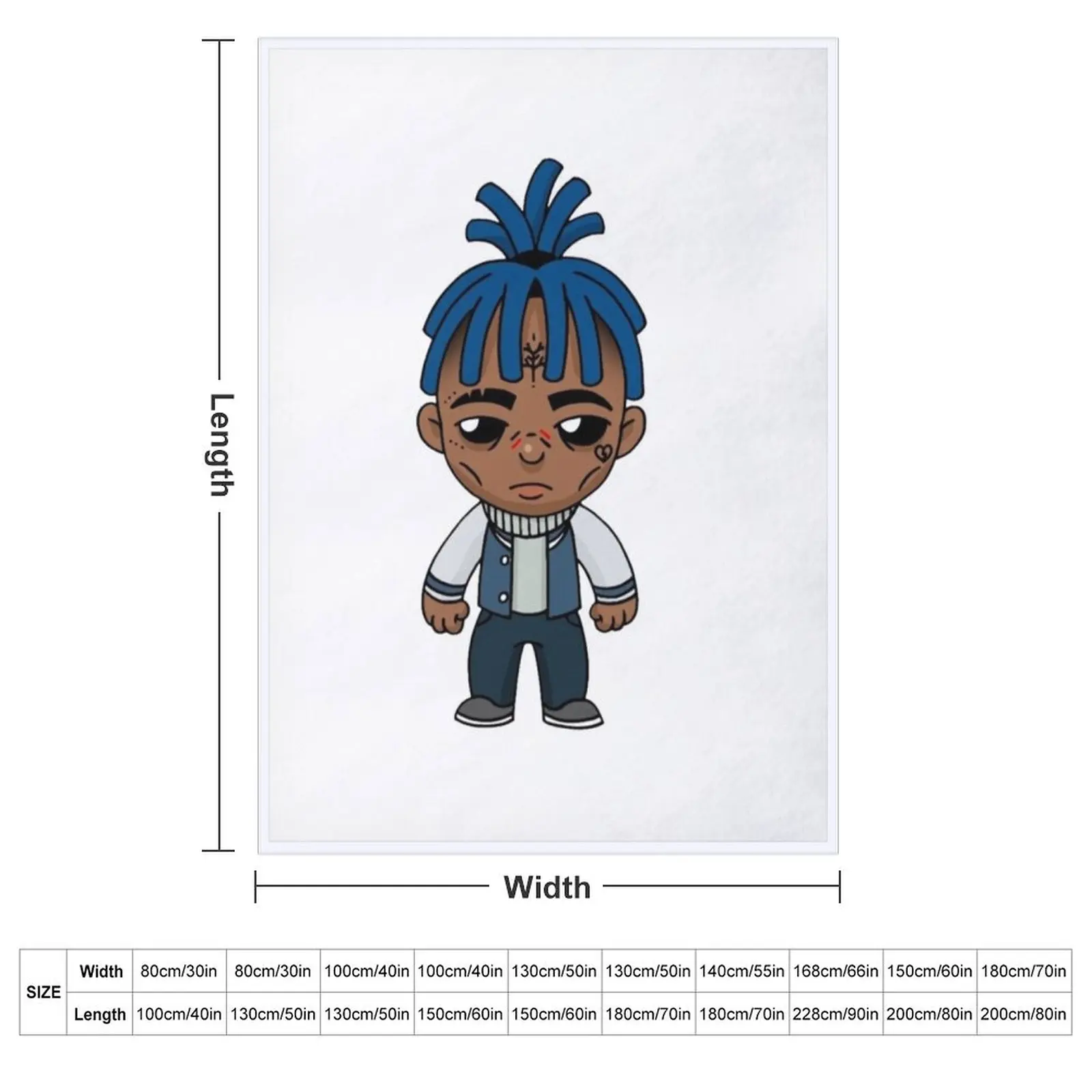xxxtentation draw cartoon rip Throw Blanket Extra Large Throw Thin Luxury Thicken warm for winter Cute Plaid Blankets