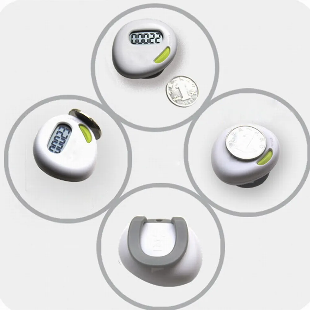 Heart-Shaped Precision Pedometer Sports Fitness Information Tool Comfortable Material Walking Helper Sports Supplies for Man