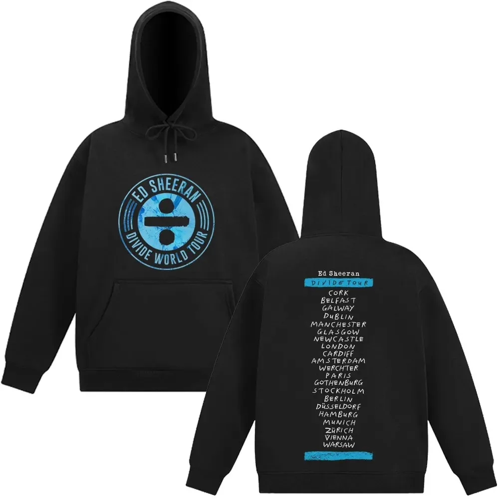 

Ed Sheeran Divide World Tour Merch Лидер продаж толстовки мужские женские модные хип-хоп большие толстовки с длинными рукавами уличная одежда