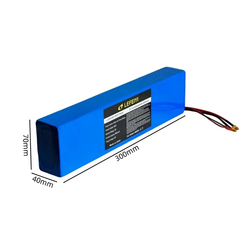 10S3P 36V 9.8Ah Lithium-ion Battery Packs for High-power Motorcycle Scooters Replace Rechargeable Lithium Battery Pack