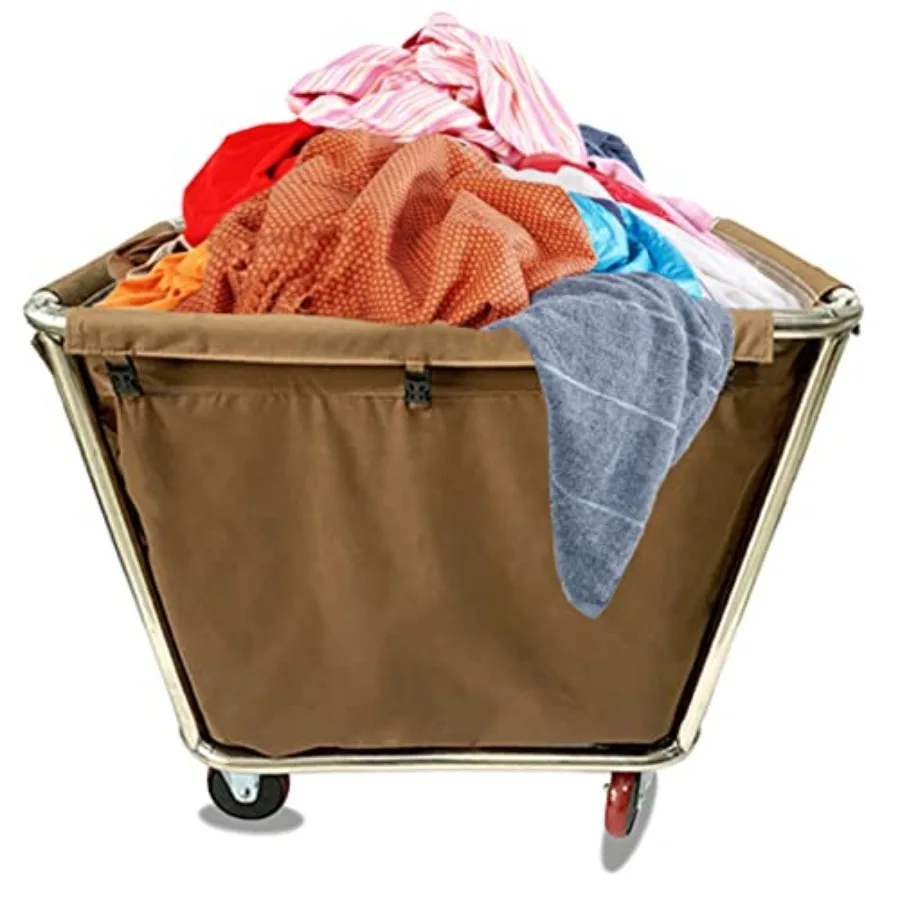 

Rolling Laundry Basket, Hampers with WheelsHeavy Duty Laundry Cart on Wheels for Hotel Towel Room Home Commercial Laundry Troll