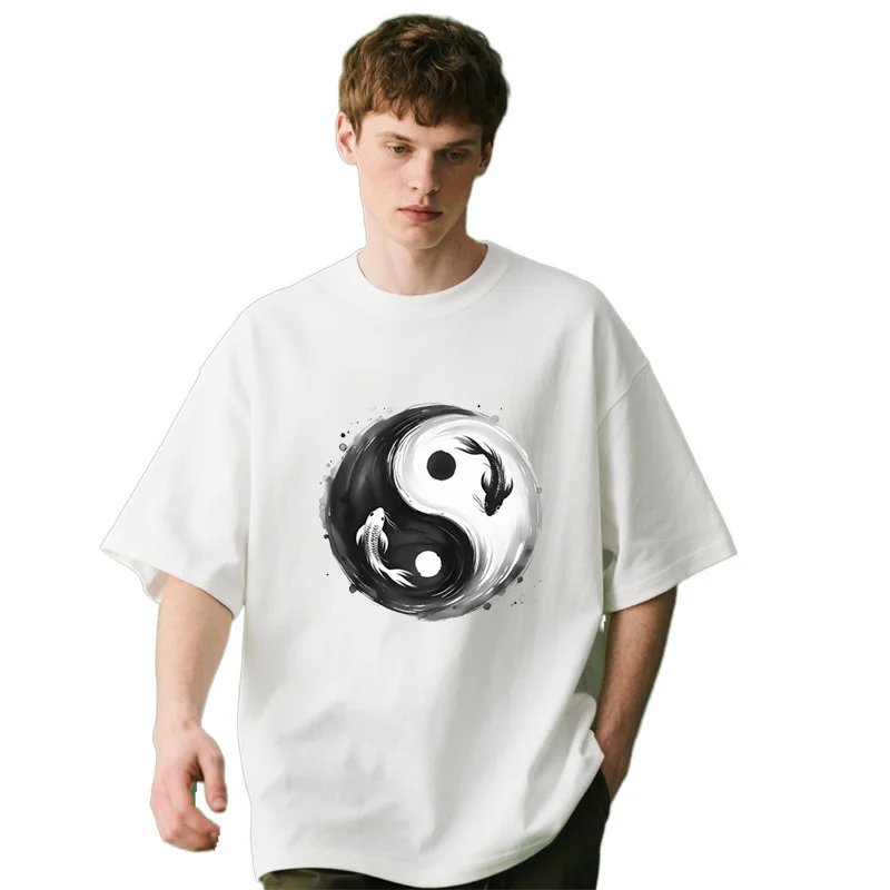 Ink, flower, bird, fish, heat transfer printing, hot stamping, cat clothing stickers, Tai Chi pictures, vinyl patches