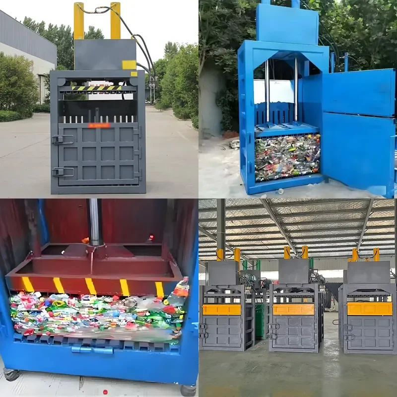 Heavy Hydraulic Clothes Baler Industrial Baling Machine for Compressing Textile Waste Garments Rags Into Compact