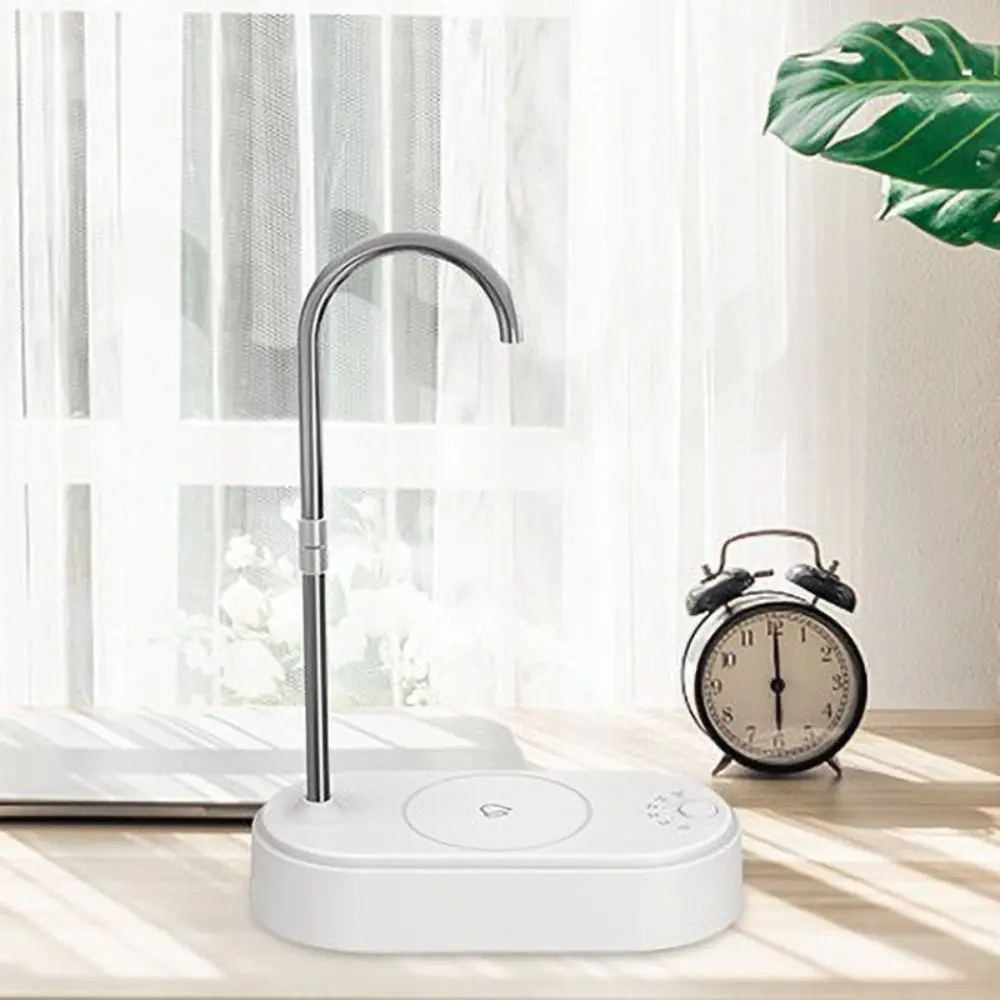USB Charging Electric Water Gallon Pump Quantitative Water Output Rotatable Water Bottle Pump Removable Mini