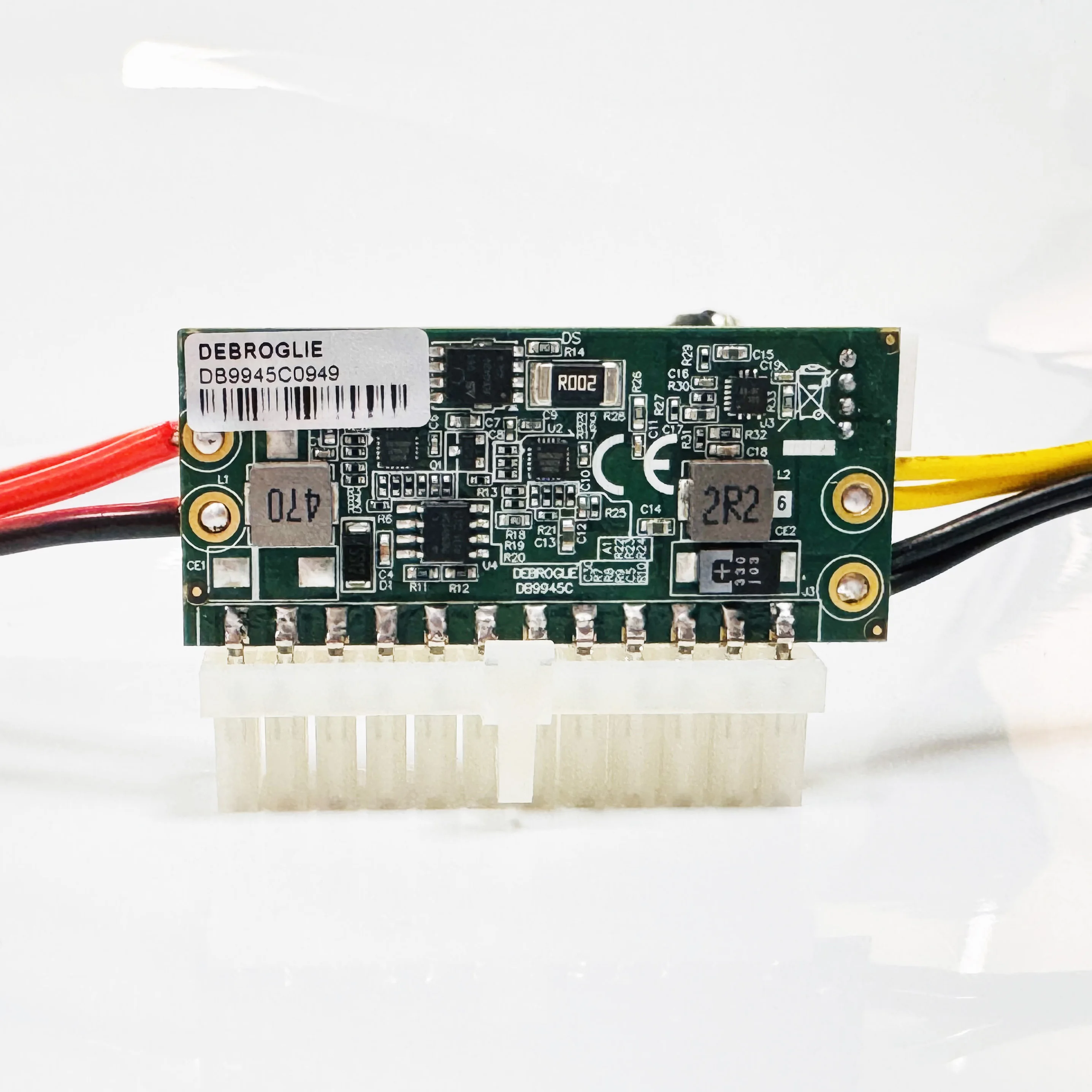 250W DC-ATX Power Module 12-25V Input 24P Connector ITX Mainboard Car Battery Conversion Board for Vehicle Electronics