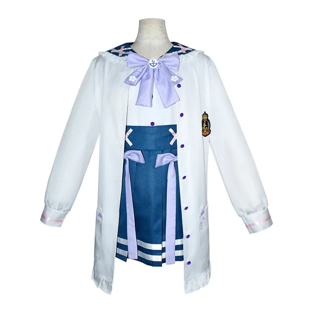 

Unisex Anime Cos Minato Aqua Lolita Cosplay Costumes Halloween Uniform Suits Custom Size