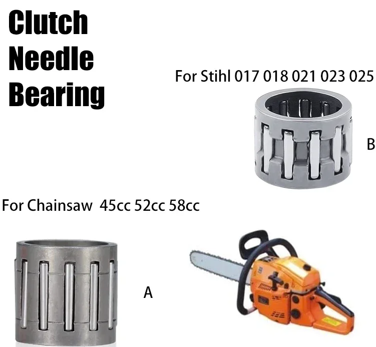 Clutch Needle Bearing For Chainsaw 4500 5200 5800 45cc 52cc 58cc or Stihl 017 018 021 023 025 Chainsaw Accessories