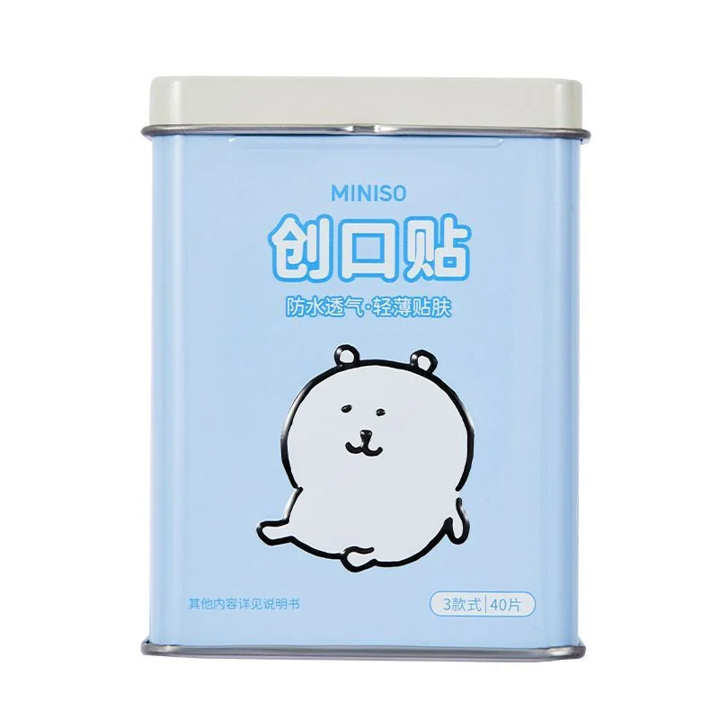 Cute Yurukuma And Friends Cartoon Adhesive Bandages 40 Pcs Elastic Breathable Wound Plaster Lovely Cute Pattern