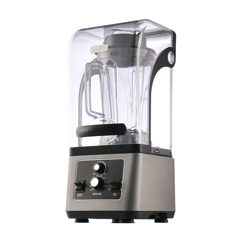 China Exquisite Professional Multifunctional Electrical Blender Smoothie Machine With Soundproof Cover