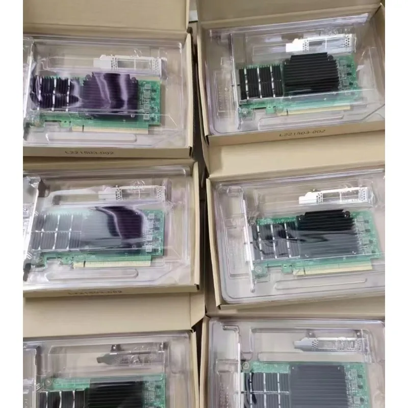 MCX556A-ECAT 100G Dual Port QSFP28 Network Card PCIe3.0 X16 Interface Adapter