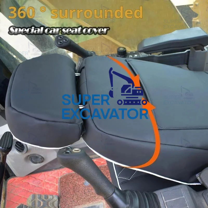 For Caterpillar CAT 320C 313 323 326 330 350 349D Full Enclosure Seat Cover Universal for All Seasons Excavator accessories