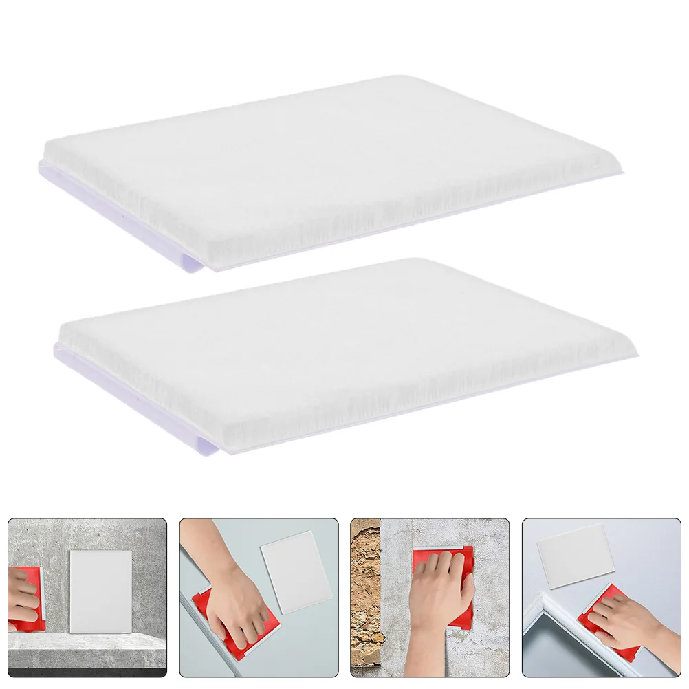 

4 Pcs Edge Trimmer Paint Edger Pad Tool Replacement Pads Chemical Fiber for Deck Stain Walls Refills