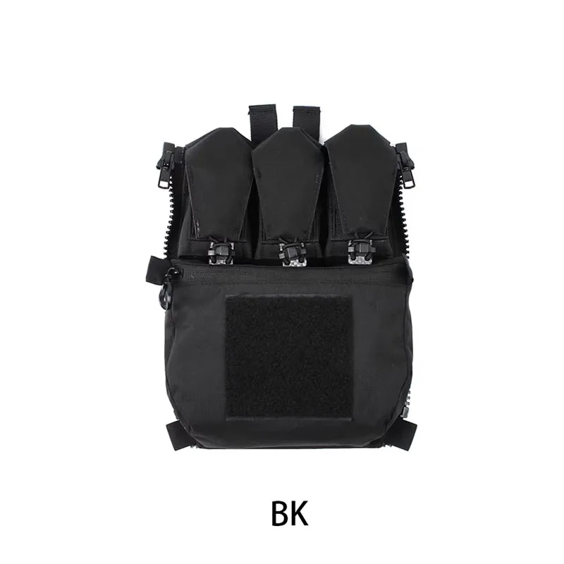 PEWTAC FCPC V5 Triple Multi-Function Back Plate, Tactical Vest Molle Extension Back Panel Pack, Suitable for Airgun BP05