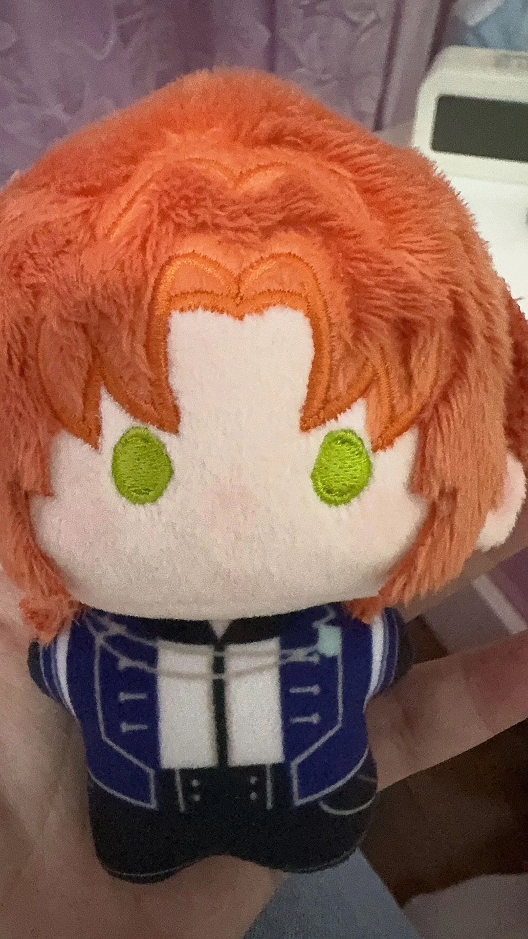 Gefüllte 10 cm große Ensemble-Stars! Eichi Tenshouin Leo Tsukinaga Bedruckter Körper Baumwolle Puppe Rucksack Anhänger Ornament oder Geburtstagsgeschenk