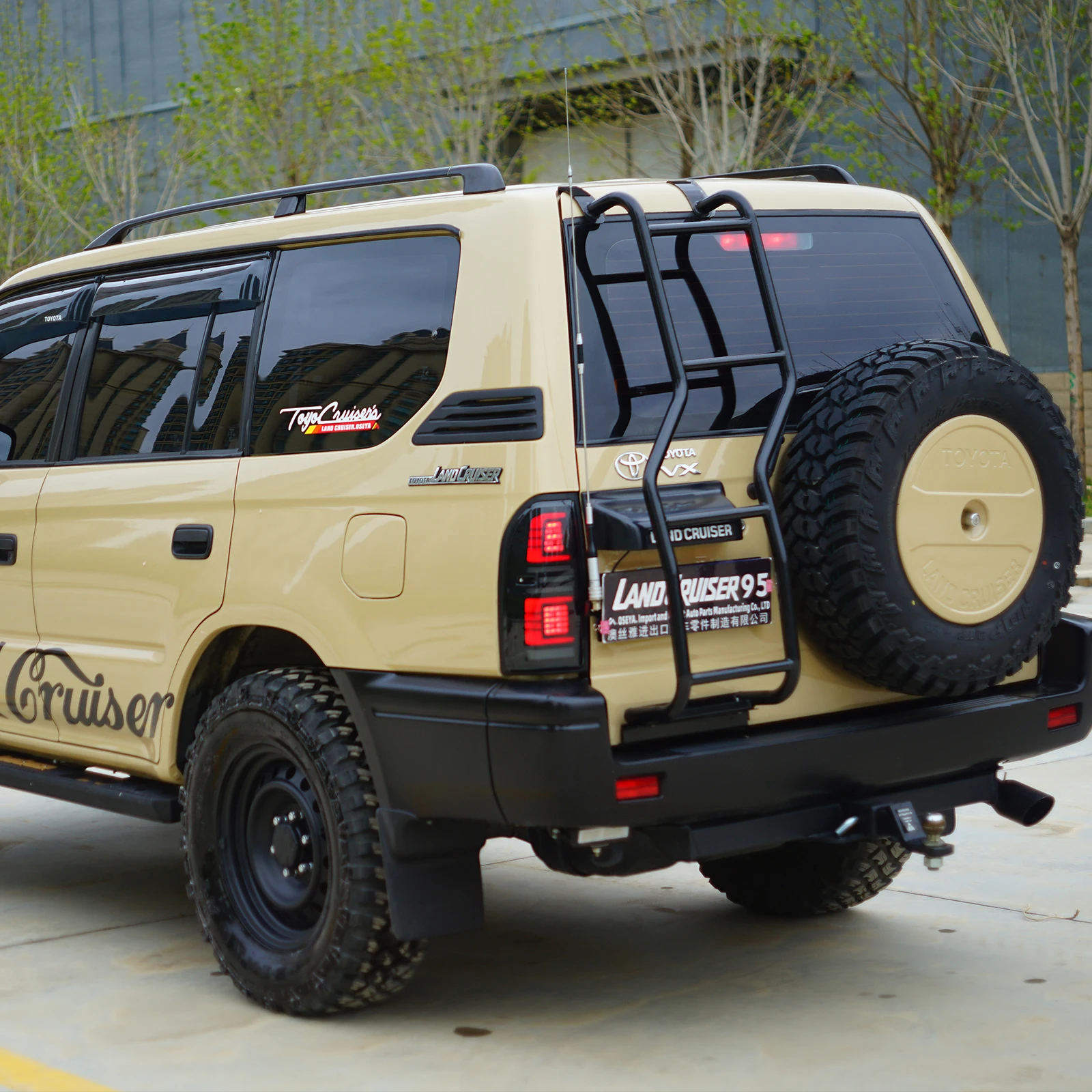 

LED Tail Lights for LC90/LC95 1996-2002 & Fiesta - Sequential Turn Signals, Black Housing