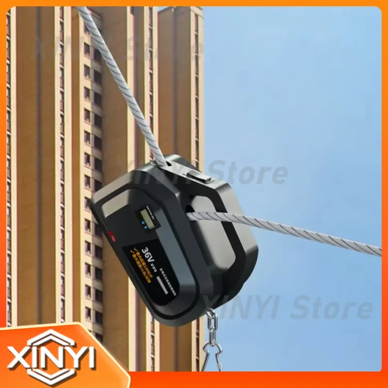 for Battery Removable Power Ascender 500kg Electric Building Rope Climbing Machine Smart Rope Climbing Machine Lifting Tool
