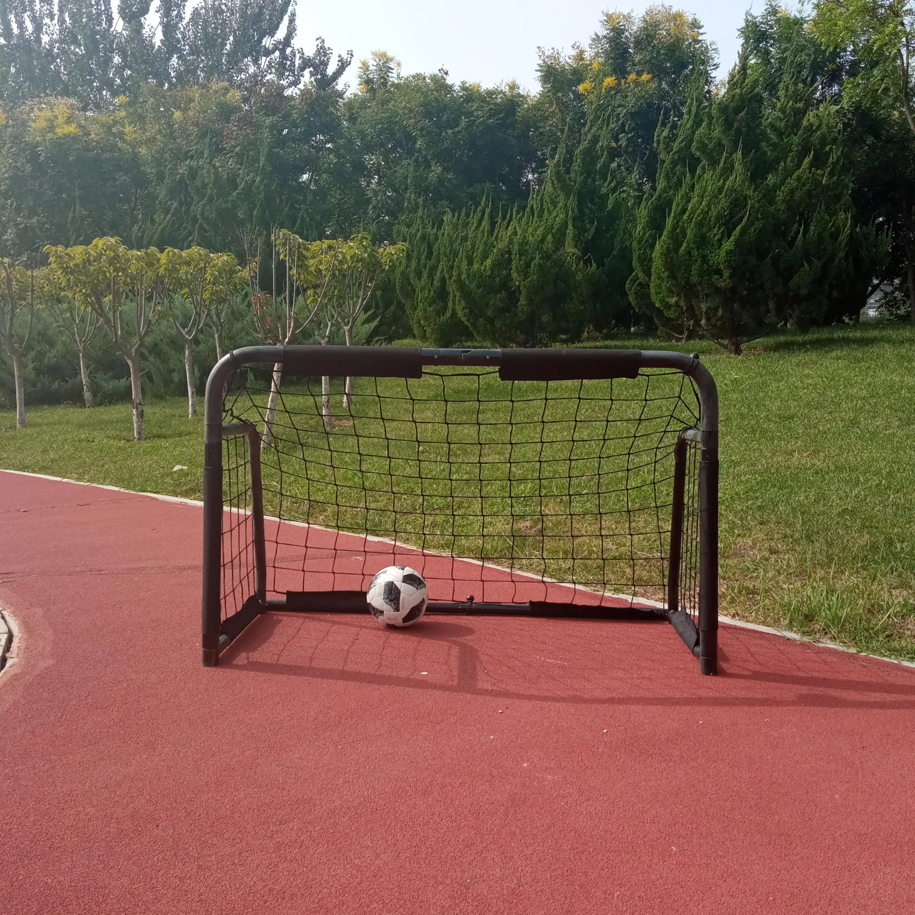 5ft Black Frame Folding Steel Frame Soccer goalpromote sales