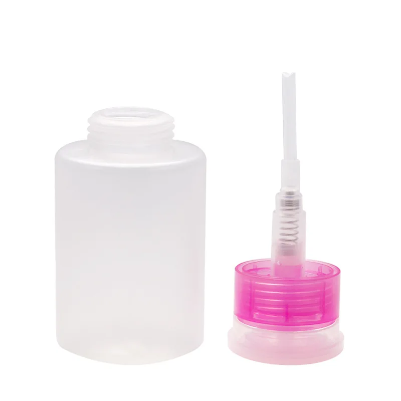 1pc 150ml makeup pump dispenser, nail art nail tools, plastic enamel cleaner