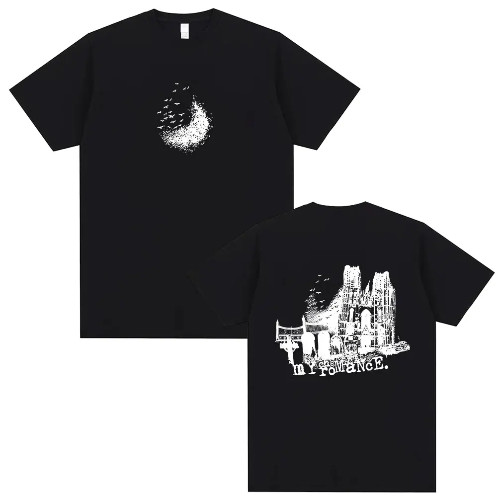 

My Chemical Romance Punk Band T Shirts Cemetery Drive The Black Parade T-shirt Summer Men's Women's Classic Rock Emo Streetwear