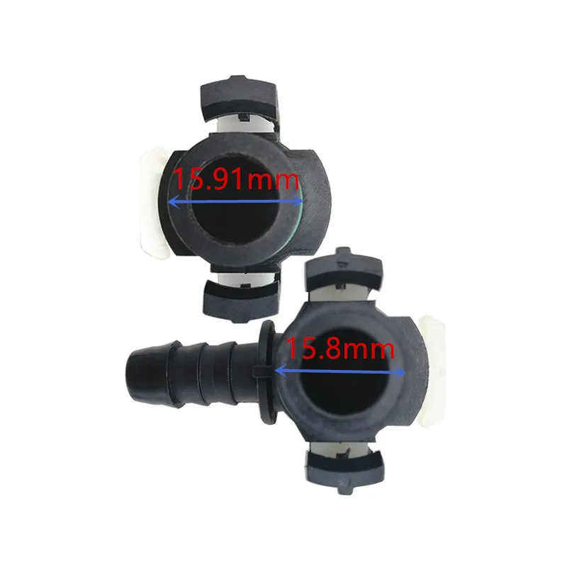 high quality 16-12*1.5 plastic connector fuel line quick connector for shaanqi delong EFI car for big truck 2pcs