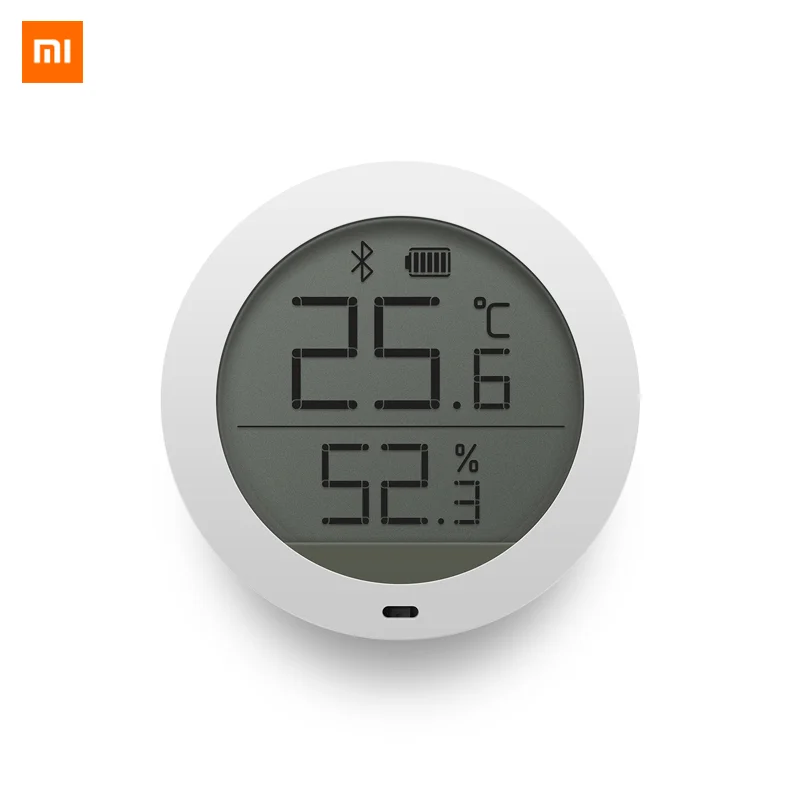 

Датчик температуры XIAOMI Mijia с Bluetooth, умный цифровой термометр с ЖК-дисплеем, домашний электронный гигрометр, работает с приложением Mijia