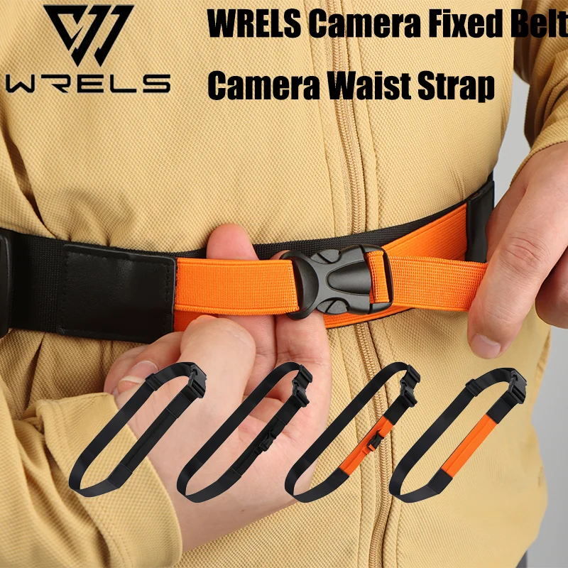 WRELS Camera Fixed Belt Camera Waist Strap Stable Photography Fixed Belt Adjustable Cycling Prevent Falling Photography belt