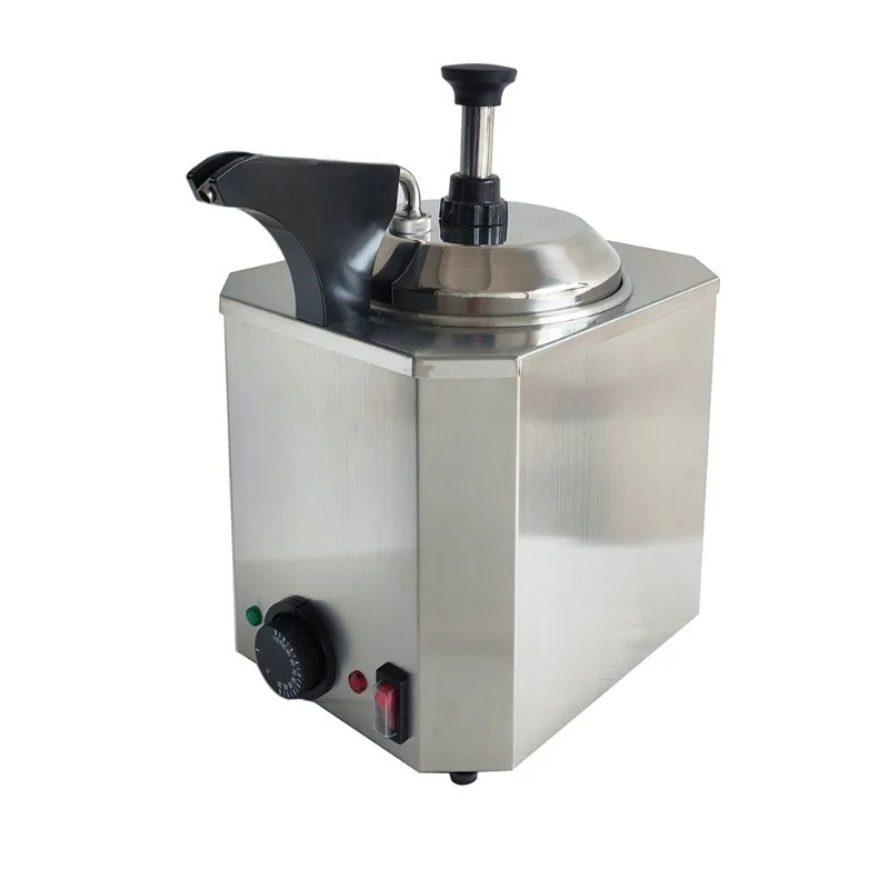 

Commercial Stainless Steel Sauce Bottle Warmer Cheese Chocolate Tomato Sauce Tomato Hot Condiment Dispenser