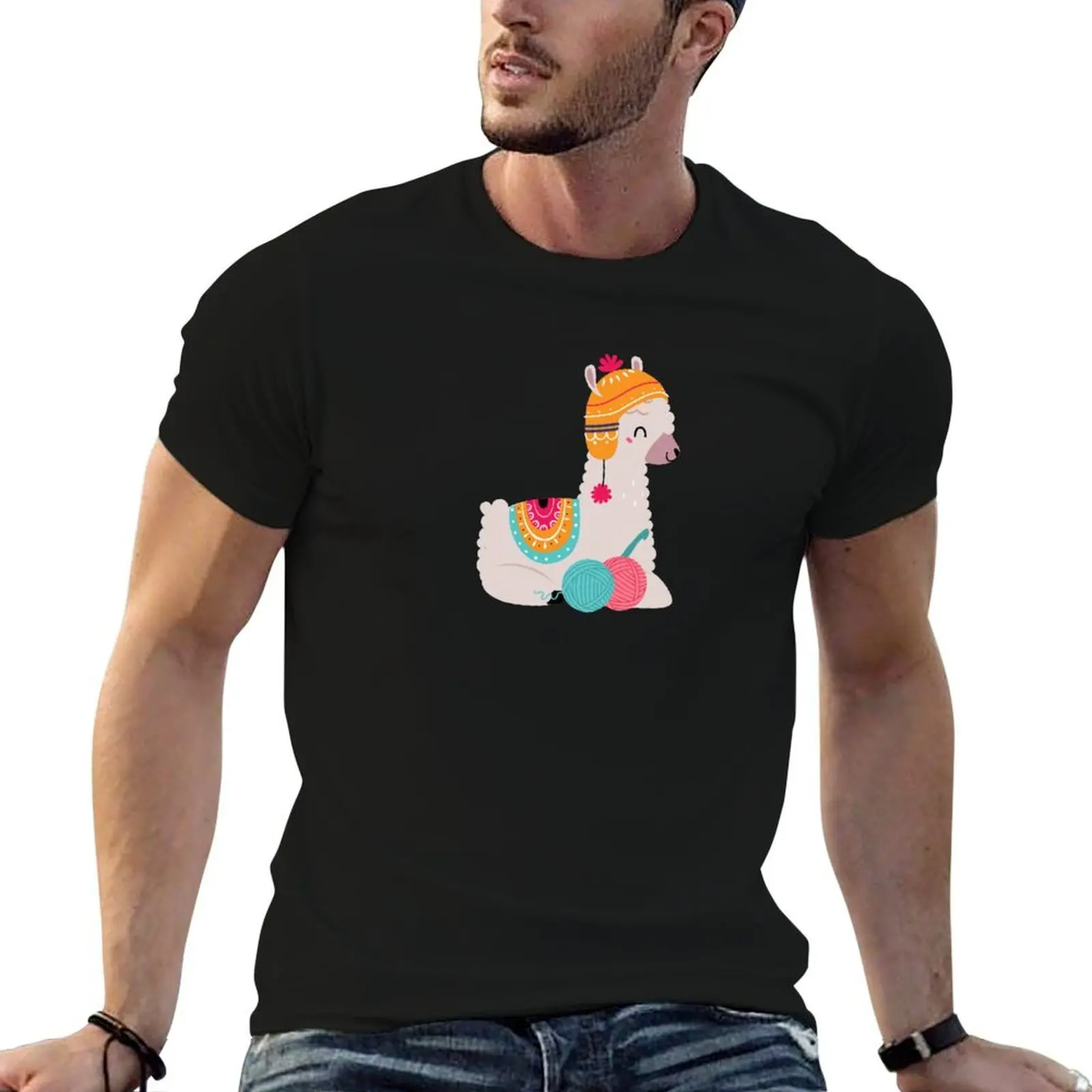 

Alpaca My Yarn T-Shirt man t shirts cotton t shirt man plain man t shirt designer T-shirt