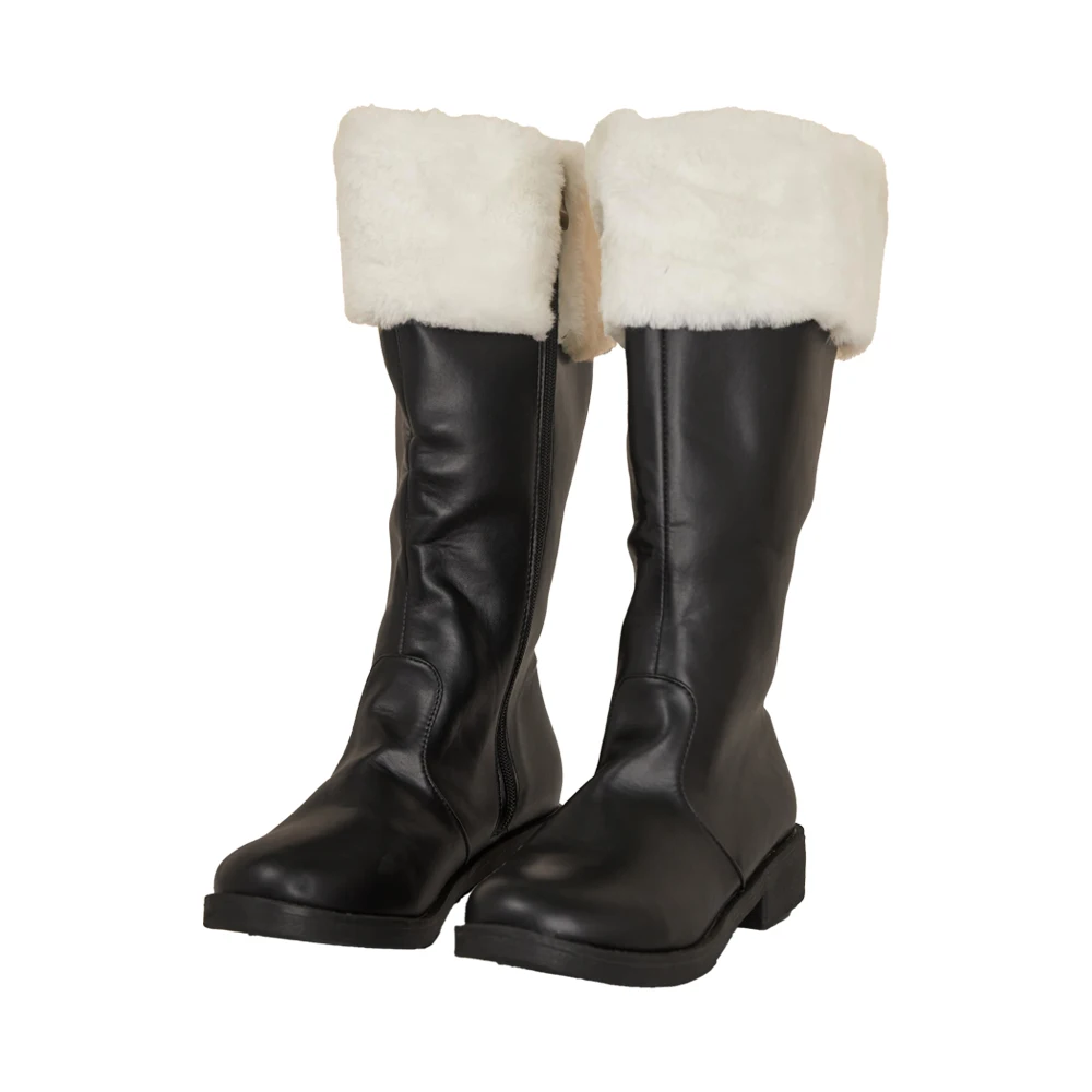 Fantasia Santa Claus Stiefel Cosplay Weihnachten Schuhe Roleplay Kostüm Zubehör Männer Männliche Schuhe Halloween Karneval Dress Up