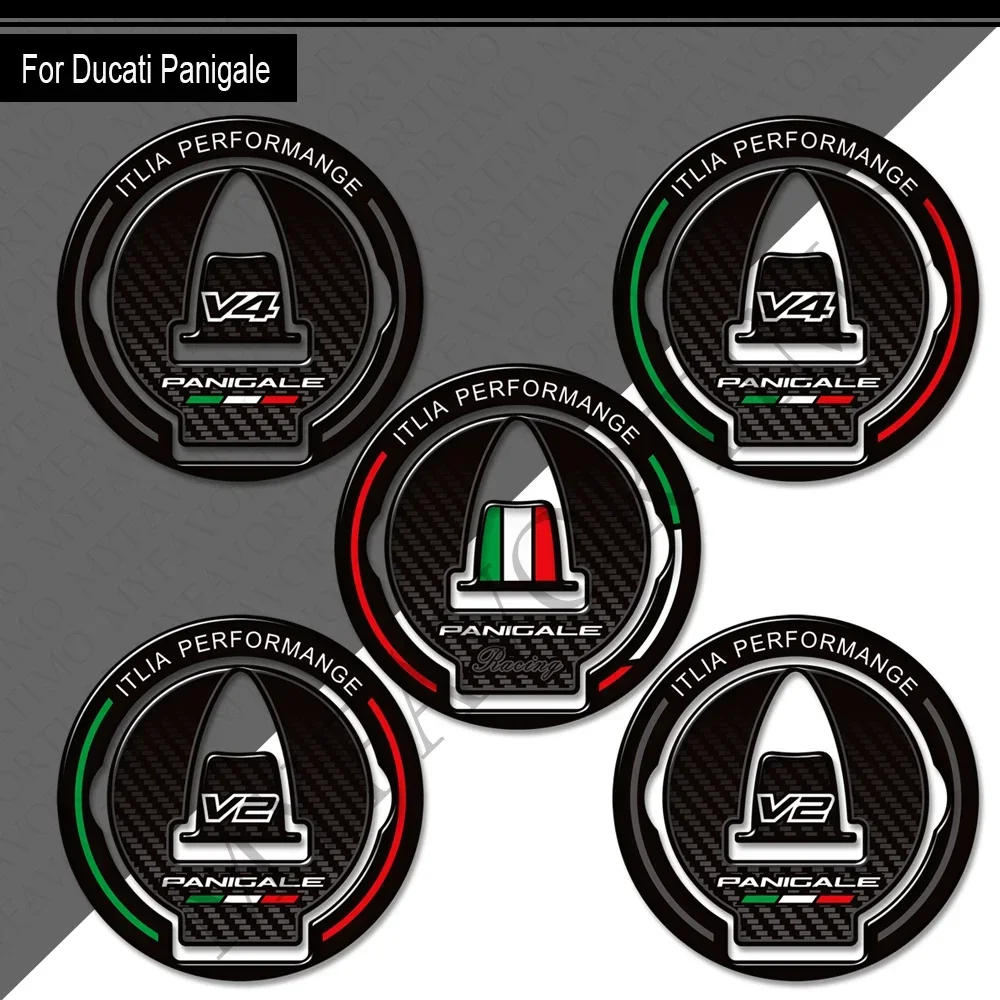 For Ducati Panigale V2 V2S V4 V4S V4R S R 899 959 1199 1299  Stickers Protector Tank Pad Gas Fuel Oil Cap Fairing Fender Decals