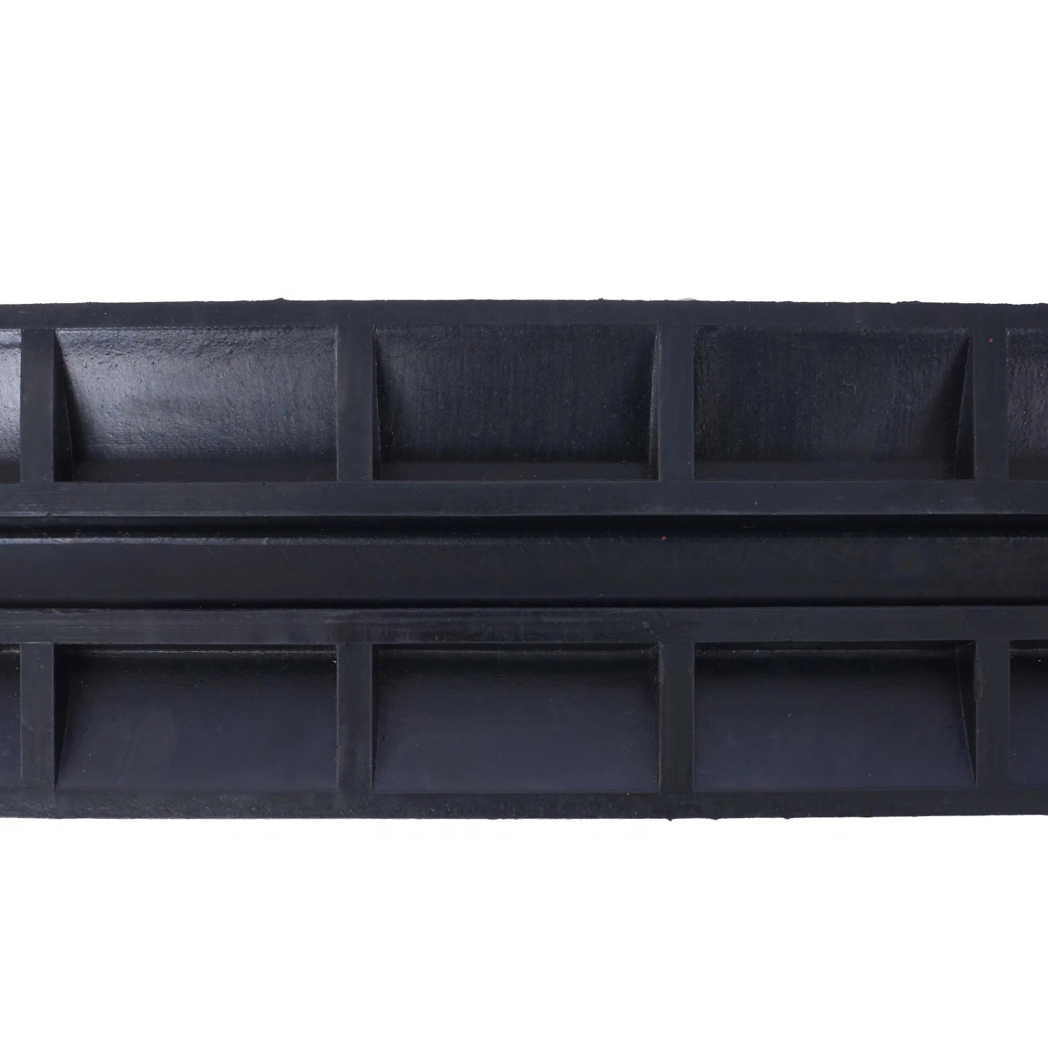 Cable Protector Ramp Rubber Speed Bumps 2 Pack of 1 Channel 6600Lbs Load Capacity with 12 Bolts Spike for Asphalt Concrete Grave