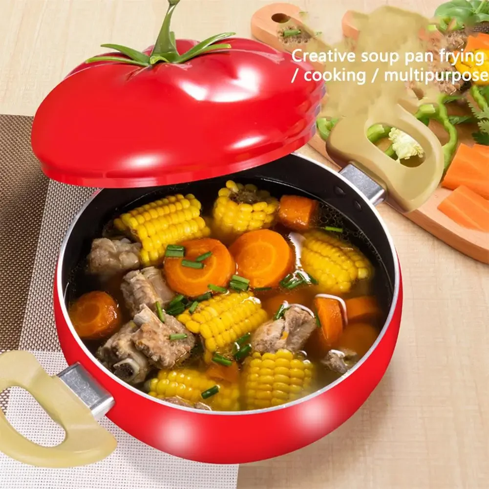 Creative Fruit Shape Cooking Pot Aluminum Non-Stick Soup Pot Frying Pan Kitchen Cookware Set Kitchenware Saucepan